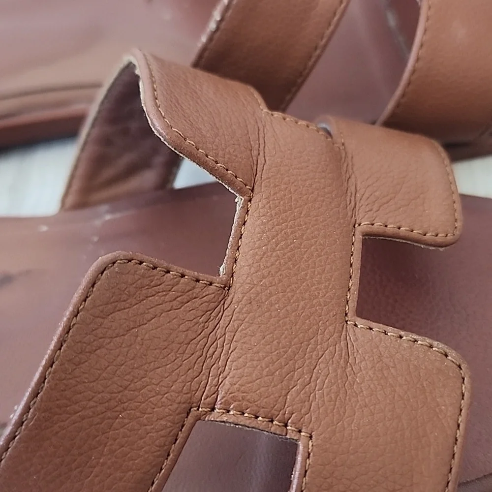 Brown H Sandals - Picture 8 of 8